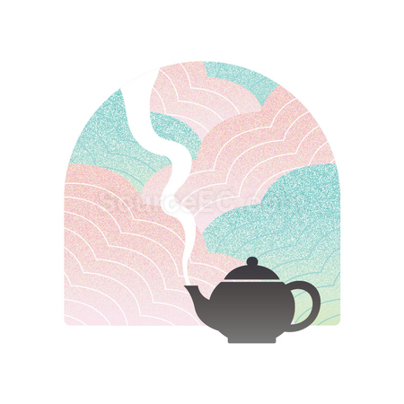 Customization Customized Tea Bag - Pink Promotional Products