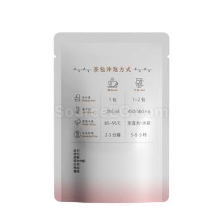 Customization Customized Tea Bag - Pink Promotional Products