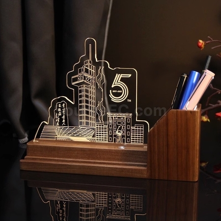 Customization Custom Acrylic Lighted Trophies Promotional Products