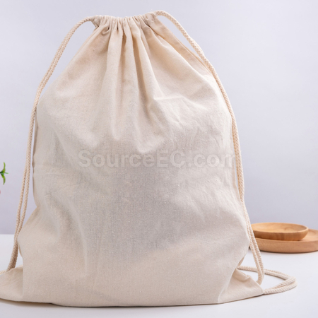 Customization Calico Library Bag - Drawstrings Promotional Products