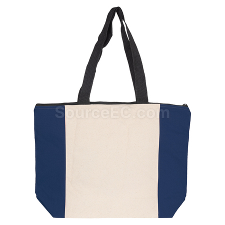Customization Colouring Calico Zip Shopper Promotional Products