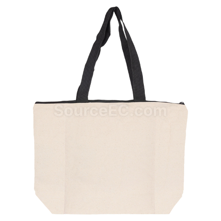 Customization Colouring Calico Zip Shopper Promotional Products