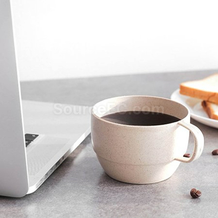 Customization Vetto Wheat Straw Coffee Cup Promotional Products