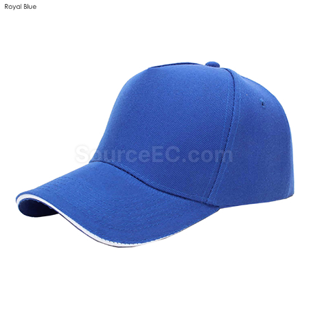Customization Nevaso 5 Panel Heavy Cotton Sandwich Cap Promotional Products