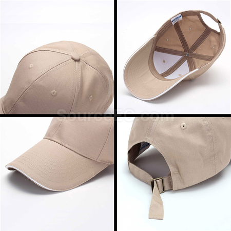 Customization Chicago 6 Panel Kid Cotton Sandwich Cap Promotional Products