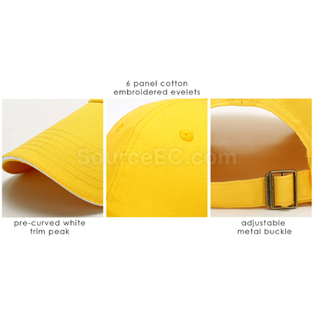 Customization Chicago 6 Panel Kid Cotton Sandwich Cap Promotional Products