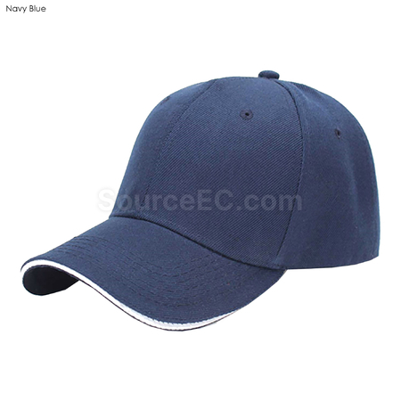 Customization Chicago 6 Panel Kid Cotton Sandwich Cap Promotional Products