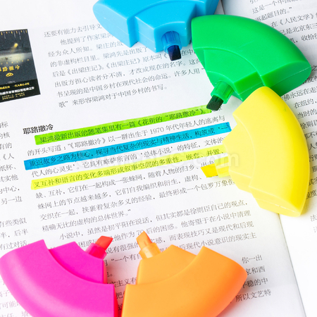 Customization Circular Highlighter Promotional Products
