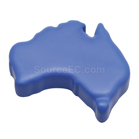 Customization Stress Aussie Map Promotional Products