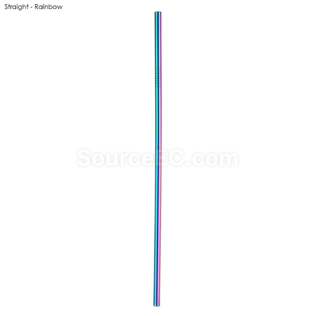 Customization Stainless Steel Straw 6MM x 215MM Promotional Products