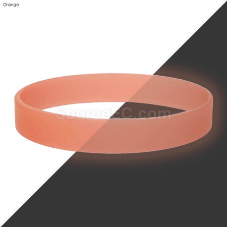 Customization Neon Glow Silicone Wrist Band Promotional Products