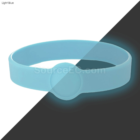 Customization Neon Glow Silicone Wrist Band Custom Design Promotional Products