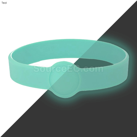 Customization Neon Glow Silicone Wrist Band Custom Design Promotional Products