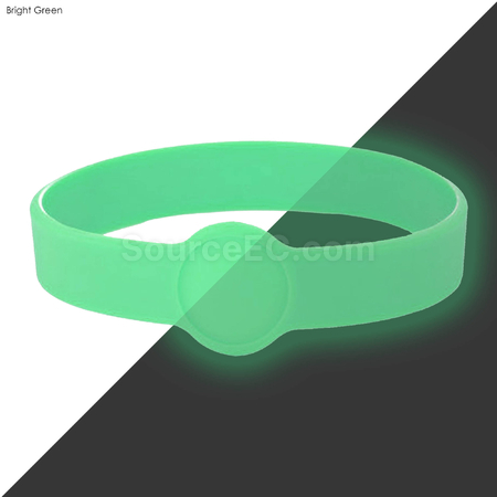 Customization Neon Glow Silicone Wrist Band Custom Design Promotional Products