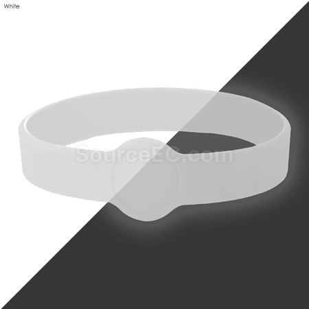 Customization Neon Glow Silicone Wrist Band Custom Design Promotional Products