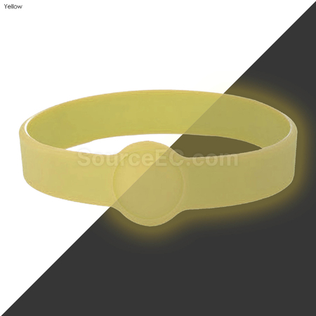 Customization Neon Glow Silicone Wrist Band Custom Design Promotional Products