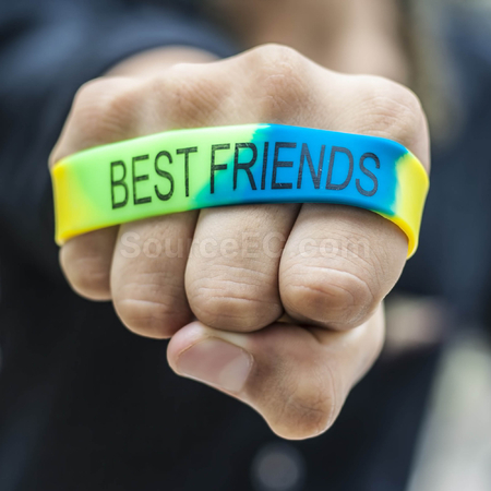 Customization Vibra Colour Silicone Wrist Band Promotional Products