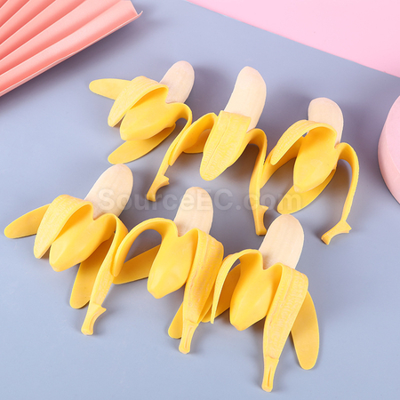 Customization Simulated Peeling Banana Stress Relief Toy Promotional Products