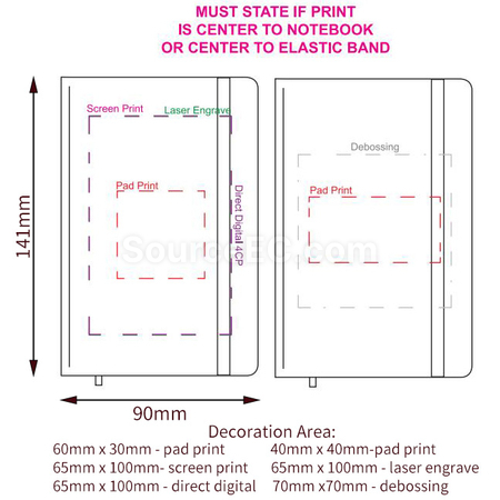 Customization Handy PU Notebook Promotional Products