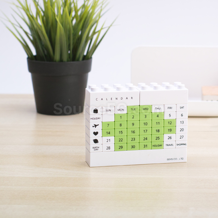 Customization Building Blocks Calendar Promotional Products