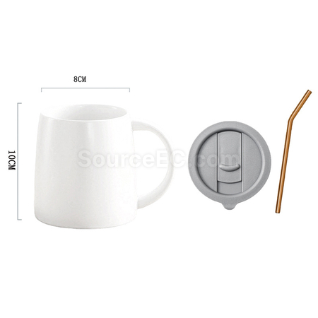Customization Ceramic Mug With Lid Promotional Products