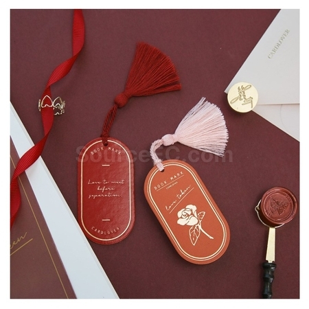 Customization Leather Keychain Bookmark Promotional Products