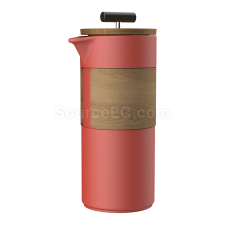 Customization Ceramic French Press Hand Brew Coffee Pot Tea Maker Coffee Set Promotional Products