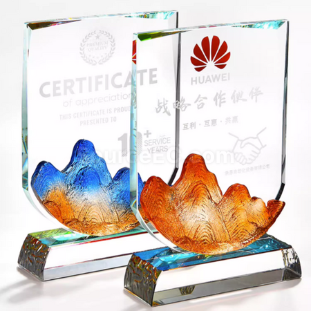 Customization Colorful Glass Crystal Stand Promotional Products