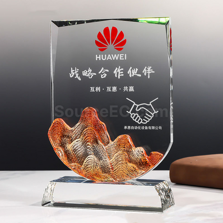 Customization Colorful Glass Crystal Stand Promotional Products