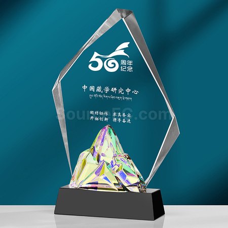 Customization Gradient Crystal Trophy Promotional Products