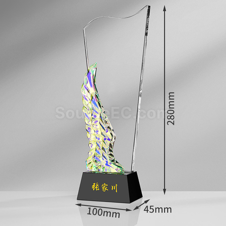 Customization Gradient Crystal Trophy Promotional Products