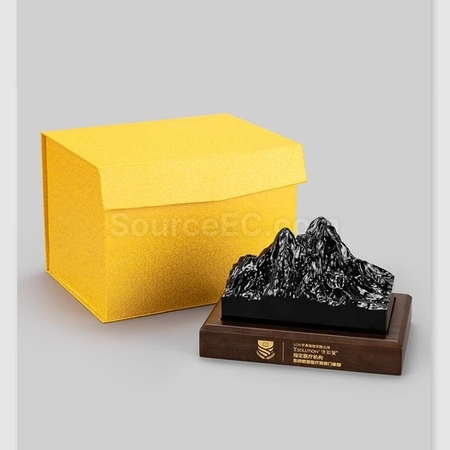 Customization Customized Iceberg Solid Wood Crystal Trophy Promotional Products