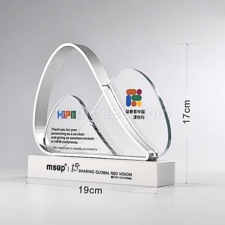 Customization Veuve Clicquot Endeavor Metal Crystal Trophy Promotional Products