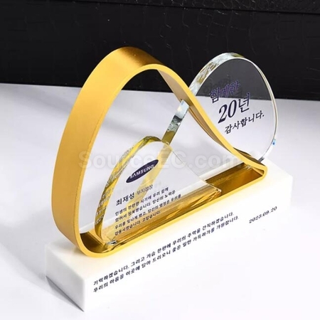 Customization Veuve Clicquot Endeavor Metal Crystal Trophy Promotional Products