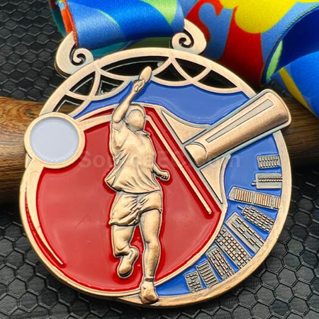 Customization Table Tennis Metal Medal Promotional Products