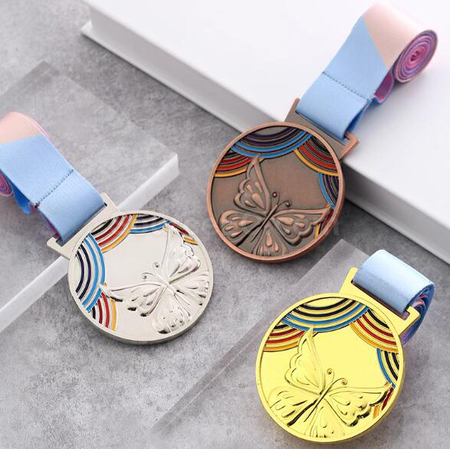 Customization Butterfly Metal Medal Promotional Products