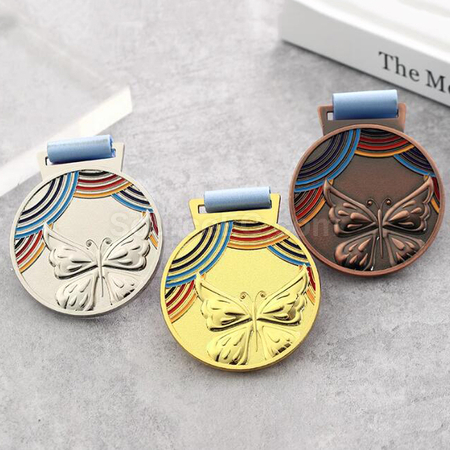 Customization Butterfly Metal Medal Promotional Products