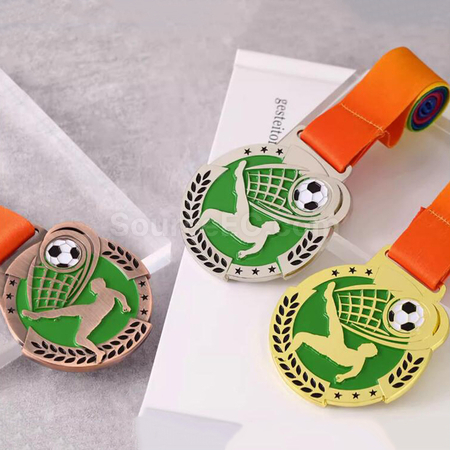 Customization Football Metal Medal Promotional Products