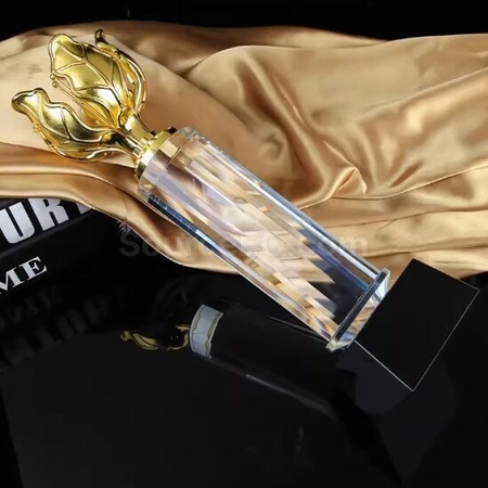Customization Bauhinia Crystal Trophy Promotional Products