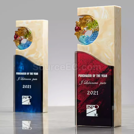 Customization Marble Crystal Trophy Promotional Products