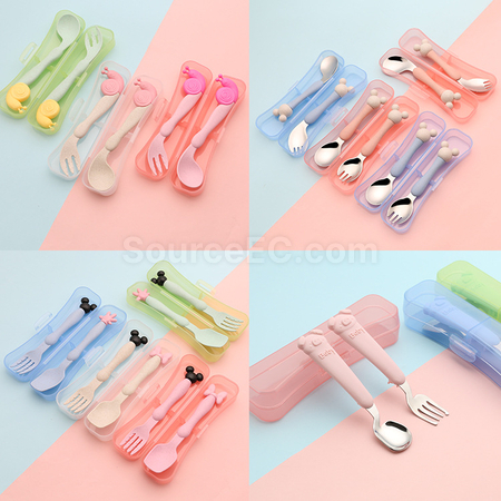 Customization Children's Portable Tableware Promotional Products