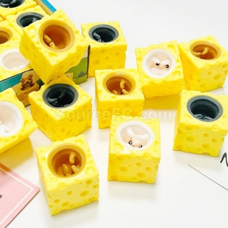 Customization Mouse Cheese Stress Relief Toy Promotional Products
