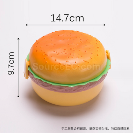 Customization Hamburger Lunch Box Promotional Products