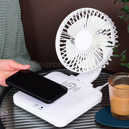 Customization Mobile Wireless Charging Fan Promotional Products