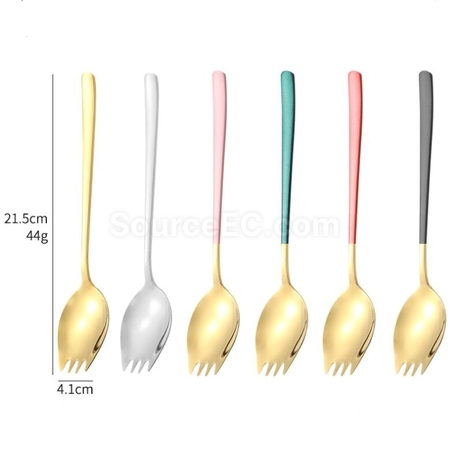 Customization 2-In-1 Spoon, Fork And Chopsticks Tableware Promotional Products