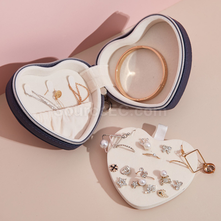 Customization Heart Shaped Jewelry Storage Box Promotional Products
