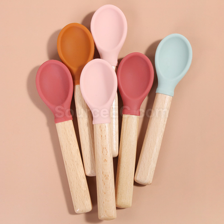 Customization Short-handled Wooden Cutlery Promotional Products