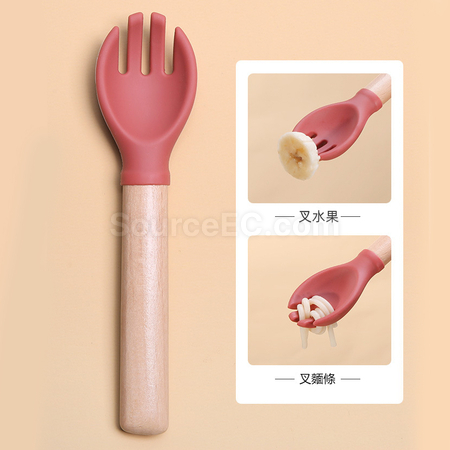 Customization Short-handled Wooden Cutlery Promotional Products