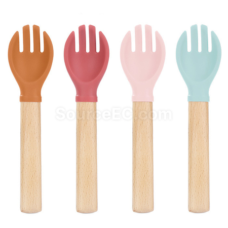 Customization Short-handled Wooden Cutlery Promotional Products