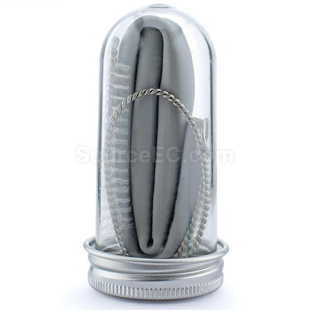 Customization Silicon Straw Set With Transparent Tube Promotional Products
